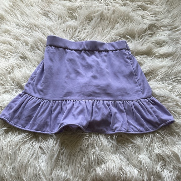 🆕 J. Crew Purple Velvet Peplum‎ Skirt - Picture 2 of 5